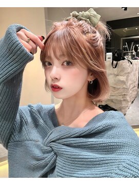 ロンドブルーム 天神大名店(Lond Bloom) 10代20代30代韓国ボブ髪質改善切りっぱなしボブ似合わせカット