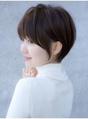 前髪あり大人ショートボブ30代40代50代 【AIN.表参道】川原大地