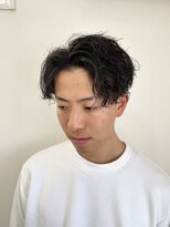 ヘアステーションフラット(HAIR STATION FLAT)&nbsp;センター分け×スパイラルパーマ