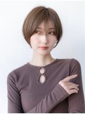 ハッシュカット大人ショート韓国レイヤーイメチェン