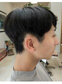 メンズのナチュラルツーブロックスタイル