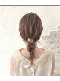 編みおろしアレンジ☆