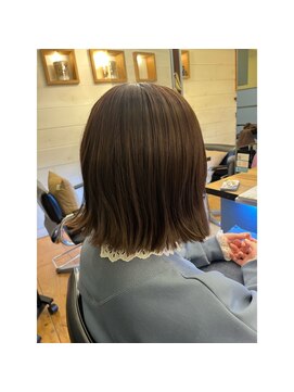 ラゴム(Lagom) #お客様スタイル #切りっぱなしボブ