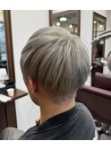 メンズスタイル/ハイトーンカラー/ブロンドシルバー