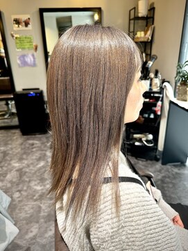 エーメイド(A made) パールグレイ×髪質改善×ハイトーン