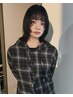 ふんわりレイヤー×今期カラー【中村指名】カット+カラー+トリートメント