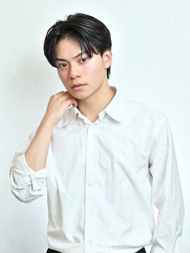 ララルーモ 渋谷公園通り店(LaLarOomo) ショートセンターパート×ニュアンスパーマ