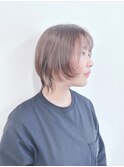 ＊丸みショートレイヤーボブくびれショートウルフマッシュウルフ