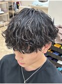 名古屋/メンズカット/メンズパーマ/眉毛/波巻きスパイラルパーマ