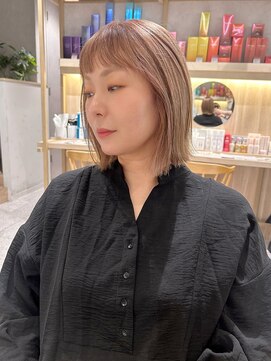 ゼストソエル(ZEST soell) 立川／透明感カラー／デザインカラー／艶髪ミディアム／