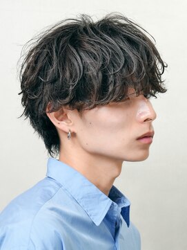 フィフス 大分(fifth) 大分ルーズパーマゆるめネープレスラウンドマッシュウルフ10代