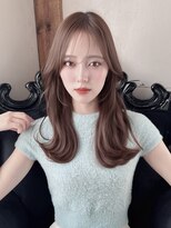 ロンドリゼル 札幌(Lond RiseL) オリーブグレー/前髪/ボブ/マロンベージュ/レイヤーカット/小顔