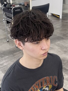 フィフス 仙台(fifth) 仙台メンズパーマシャドウパーマシースルーマッシュウルフゆるめ