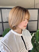 アンニュ(annuy)&nbsp;【annuy_mizuki】 顔まわりカット/透明感カラー／韓国巻き