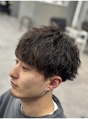 縦落ちパーマ/ツイストスパイラル/メンズパーマ/メンズカット