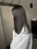 【髪質改善ストレート】ケア縮毛矯正+カット