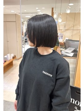 モリオ フロム ロンドン サッポロファクトリー店(morio FROM LONDON) morio/骨格矯正カット/札幌ボブ/ぱつっとボブ/切りっぱなしボブ