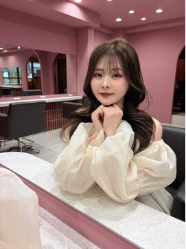 ボタン コロン 表参道 原宿(VOTAN COLON) ハイレイヤー/ミルクティー/顔まわりカット/ウォームベージュ