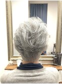 60代70代80代/ベリーショート/グレイヘア/ボリュームショート