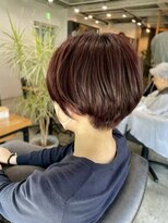 バトー バイ トリコ 船橋北口店(BATEAU by tricot) すっきりハンサムショート*ローズブラウン