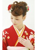 着物レトロかわいいアップ《ヘアセット&着付 GEKKABIJIN》