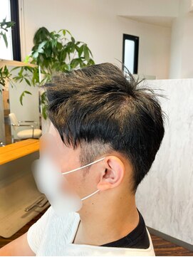 神戸 垂水 初めてのメンズ縮毛矯正は毛先がピンピンしないんです L アトリエアルシュ Atelier Arche のヘア カタログ ホットペッパービューティー