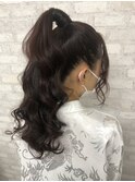 ライブ/イベント/コンサートに！ハイポニーウェーブアレンジ☆