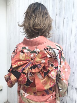 ラブクロムトーキョー オモテサンドウ(LOVECHROME OMOTESANDO) 卒業式ヘアメイク　鴨