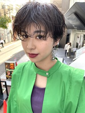 ヌード(NUDE) 「NUDE」#10代20代30代40代シースルーバンク 前髪なしショート