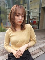 ニコ トウキョウ(nico TOKYO) ミディアムレイヤーカットボブウルフ10代20代インナーカラー