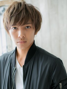 モッズヘアメン 名護大東店(mod's hair men) イケメンハイライトカラーのくせ毛風マニッシュf名護大東