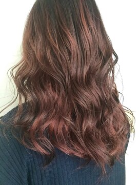 ベルヘアーデザイン 堺東(Belle hair Design) ピンクブラウン
