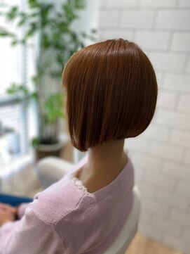 ルシードスタイル グローバルディー 稲毛店(LUCIDO STYLE GLOBAL.D) キャラメルブラウンボブ【稲毛】