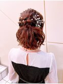 ハーフアップ
