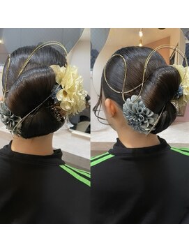 ミラ(Mila) 成人式アレンジ♪振袖アップスタイル♪和装ヘア