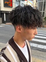 エルマーク 心斎橋(L-MARK)&nbsp;波巻きパーマスパイラルパーマツイストスパイラルパーマメンズ