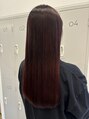 アグ ヘアー ルア 上越高田西店(Agu hair lua) 柔らかい印象を与えるピンクカラー