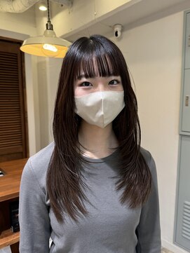 コレット 大宮(collet) 韓国風 レイヤーカット 　レッドブラウン