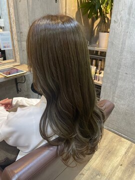 ロダット 横浜(LODAT by little) ブリーチ無しカラーマロンベージュ【LODAT横浜】