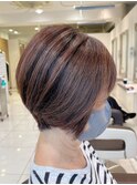 「ナチュラル白髪ぼかしスタイル」