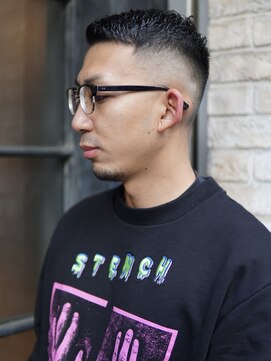 メロン 恵比寿(MERON) スキンフェード×サイドパート［恵比寿/フェード］