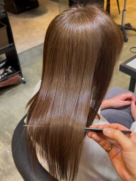 アンフィニー 仙台(ANFINI) 髪質改善縮毛矯正レイヤーカット似合わせカットフェミニンロング