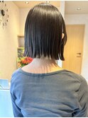 【mimura】切りっぱなしボブ　外はねボブ　ストレートボブ　草加