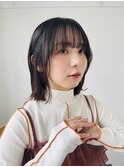 【目黒不動前美容室】顔まわりカット-ボブ
