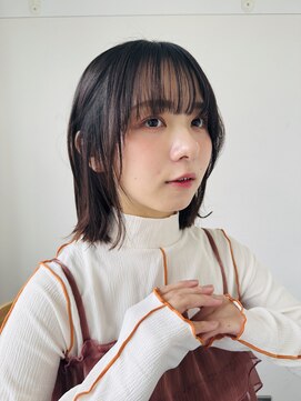 ヘアーアンドメイク エクリ 不動前店(Hair&Make equri) 【目黒不動前美容室】顔まわりカット-ボブ