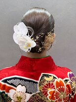 アルバム 新宿(ALBUM SHINJUKU)&nbsp;美髪おくれ毛韓国前髪カットヘアロング_ba550111