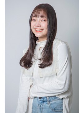 ルフュージュ バイ プロデュース 相模大野店(Refuge by Produce) レイヤーカット/ショコラブラウン/ストレートロング