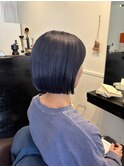 ネイビーカラー　ボブ