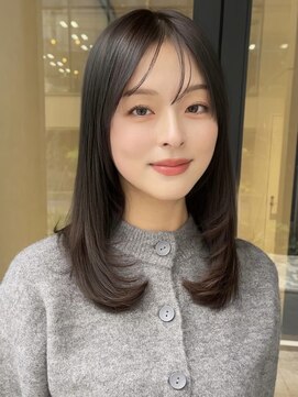 ノイ(noi) 髪質改善トリートメントミルクティーベージュカラーくびれヘア