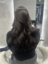 ジーナ 渋谷本店(Zina) ＊艶グレージュデザインカラー＊【Zina渋谷本店】